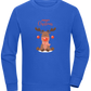 Merry Christmas Deer Design - Comfort unisex sweater ROYAL front