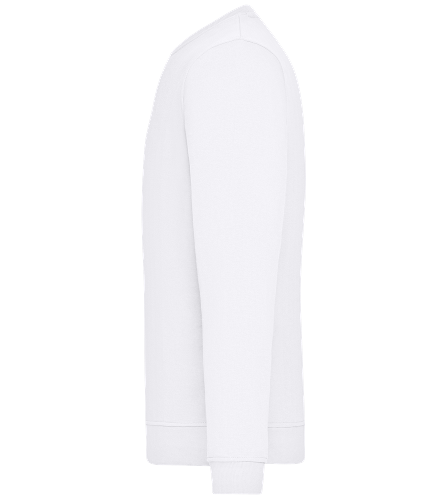 Merry Christmas Deer Design - Comfort unisex sweater WHITE left