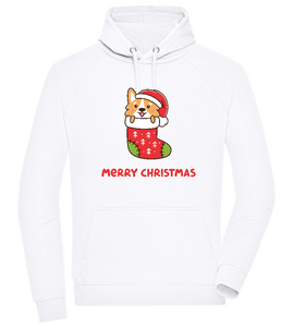 Christmas Corgi Design - Comfort unisex hoodie