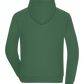 Christmas Corgi Design - Comfort unisex hoodie GREEN BOTTLE back