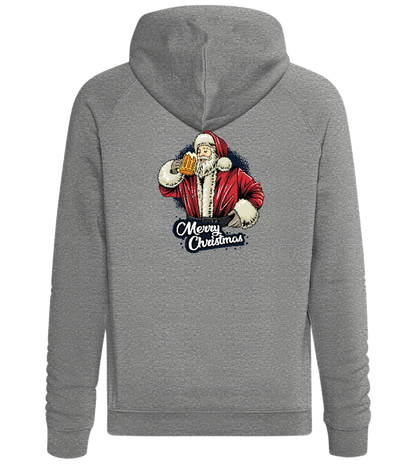 Santa Drinking Beer Design - Comfort unisex hoodie_ORION GREY II_back