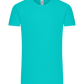 Premium men's t-shirt plus size CARIBBEAN BLUE front