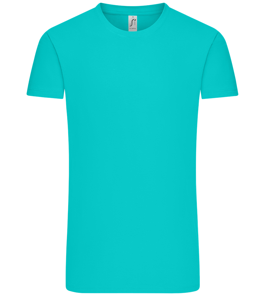 Premium men's t-shirt plus size CARIBBEAN BLUE front