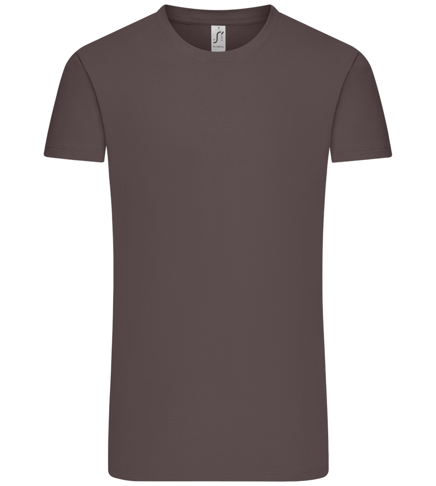 Premium men's t-shirt plus size DARK GRAY front