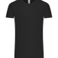Premium men's t-shirt plus size DEEP BLACK front