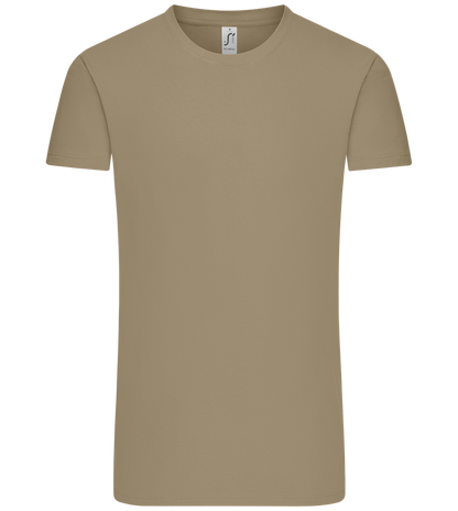 Premium men's t-shirt plus size KHAKI front