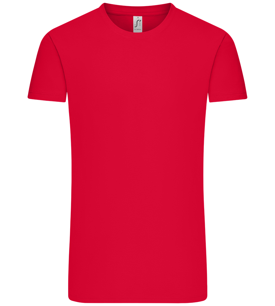 Premium men's t-shirt plus size RED front