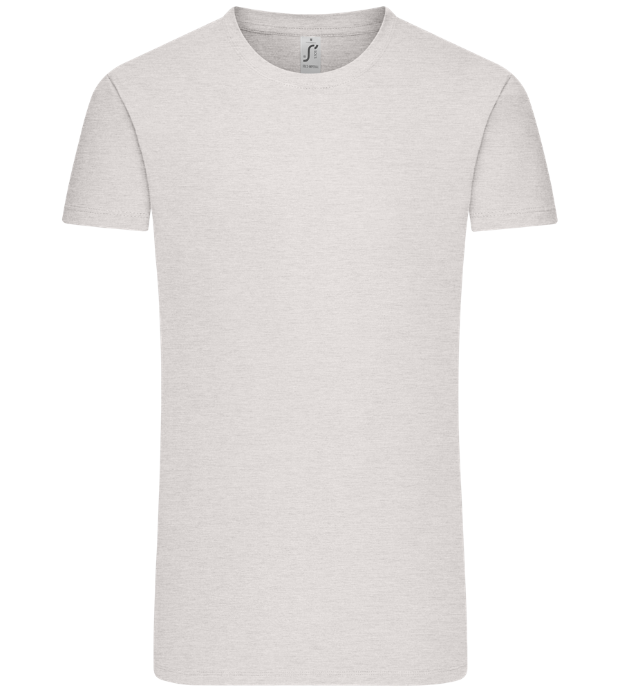 Premium men's t-shirt plus size VIBRANT WHITE front