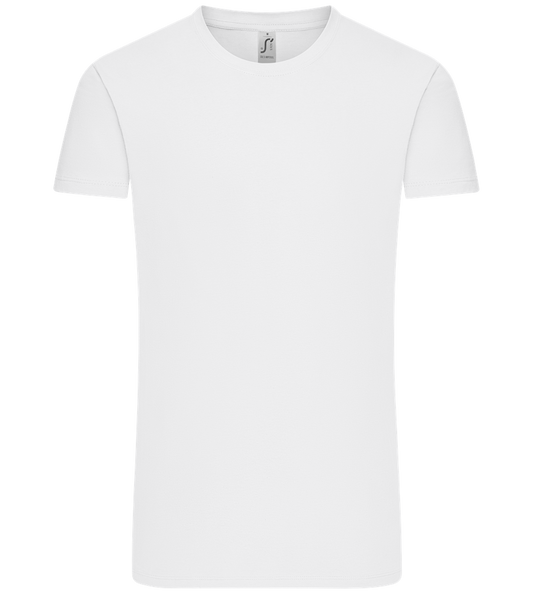 Premium men's t-shirt plus size WHITE front