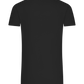 Premium men's t-shirt plus size DEEP BLACK back
