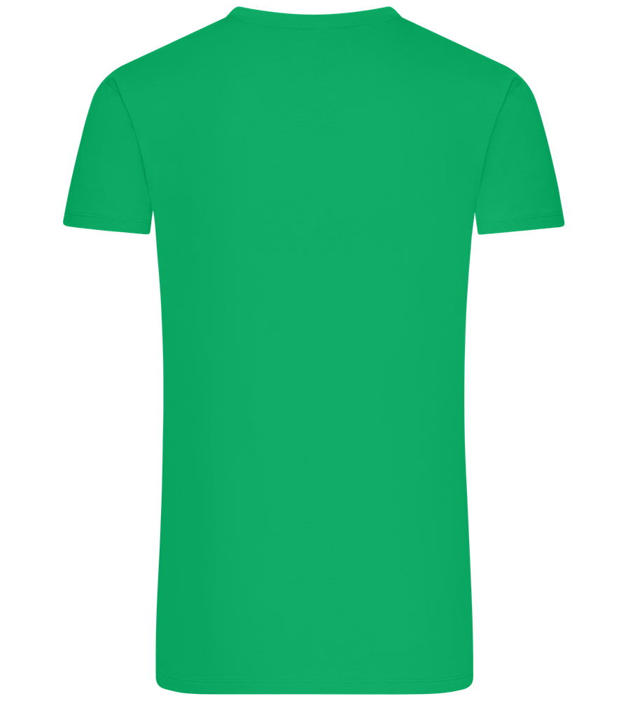 Premium men's t-shirt plus size MEADOW GREEN back