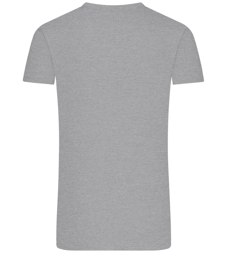 Premium men's t-shirt plus size ORION GREY back
