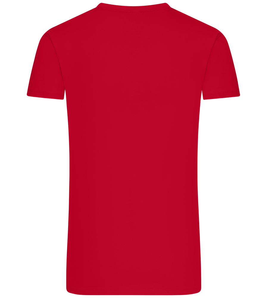 Premium men's t-shirt plus size TANGO RED back