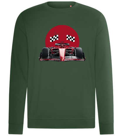 Speed Demon Design - Comfort unisex sweater_GREEN BOTTLE_front