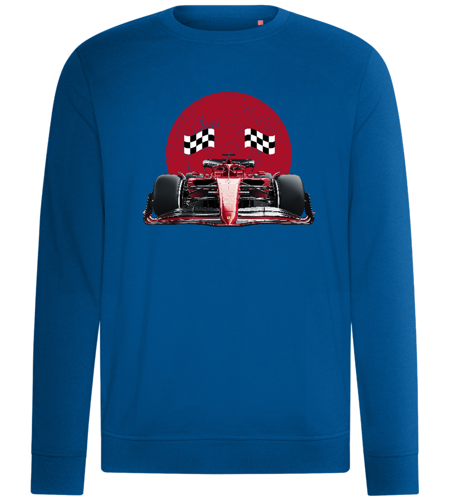 Speed Demon Design - Comfort unisex sweater_ROYAL_front