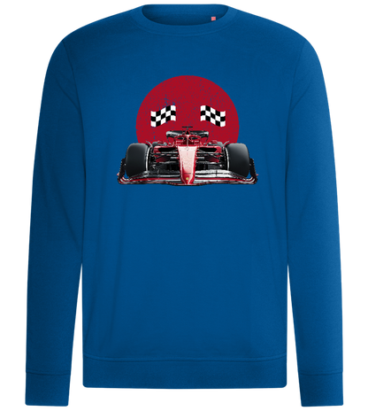 Speed Demon Design - Comfort unisex sweater_ROYAL_front