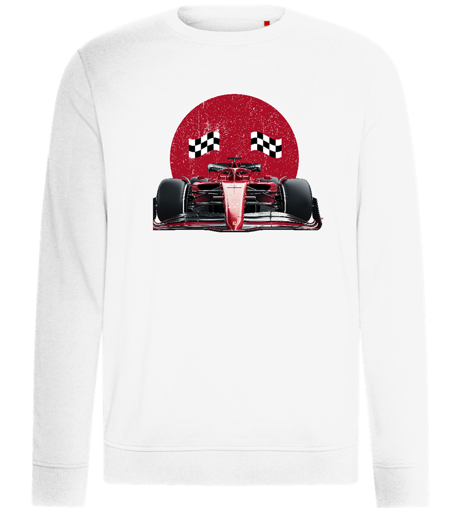 Speed Demon Design - Comfort unisex sweater_WHITE_front