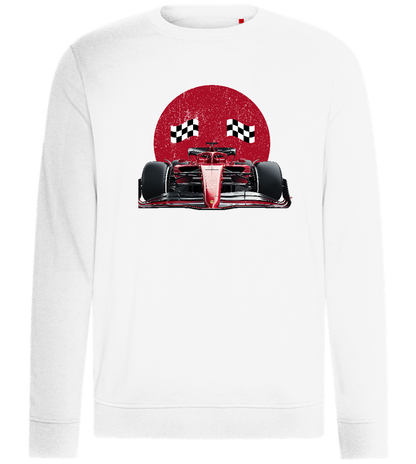 Speed Demon Design - Comfort unisex sweater_WHITE_front