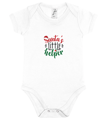 Santa's Little Helper Design - Baby bodysuit_WHITE_front