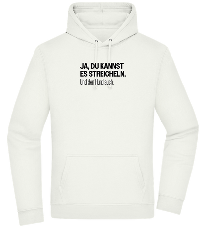 Du Kannst Es Streicheln Design - Premium Essential Unisex Hoodie_CREAMY GREEN_front