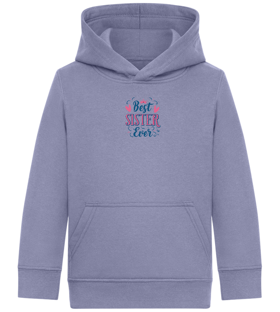 Best Sister Ever Design - Comfort Kids Hoodie_BLUE_front