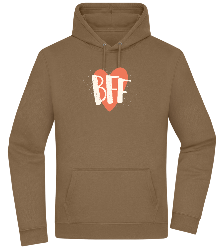 BFF Heart Design - Premium Essential Unisex Hoodie_ARMY_front