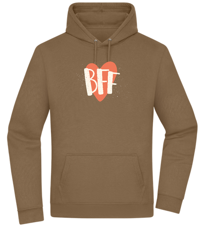 BFF Heart Design - Premium Essential Unisex Hoodie_ARMY_front