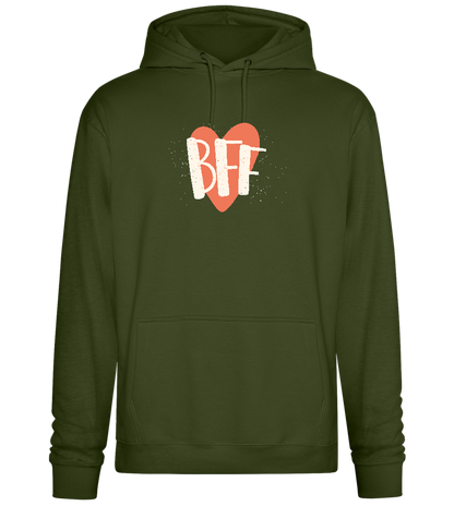 BFF Heart Design - Premium Essential Unisex Hoodie_ARMY_front