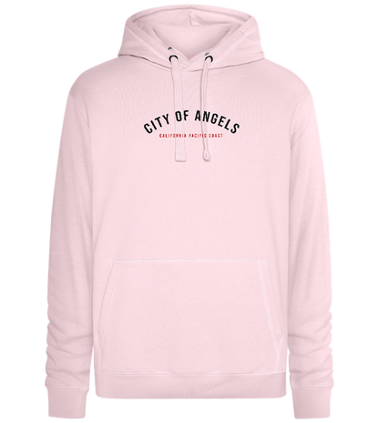 City of Angels Design - Premium unisex hoodie_LIGHT PEACH ROSE_front