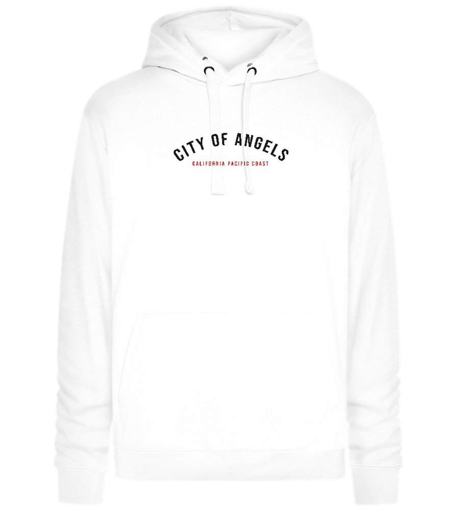 City of Angels Design - Premium unisex hoodie_WHITE_front