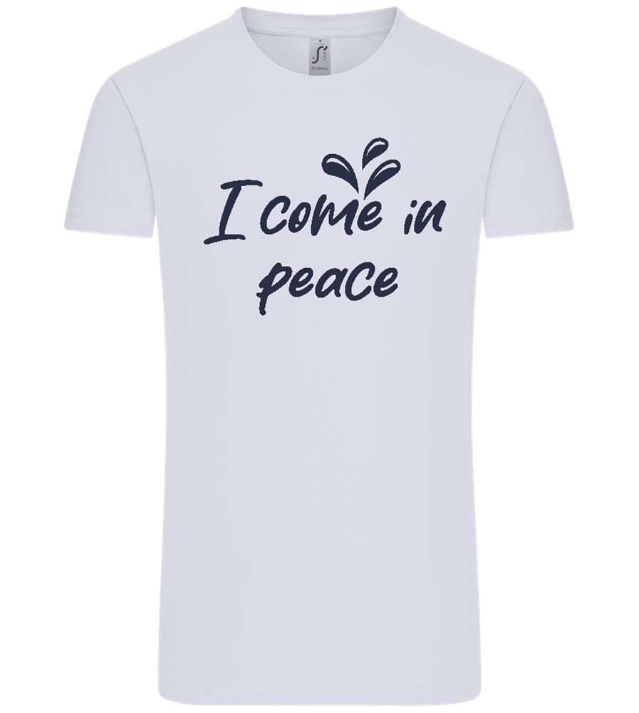 I Come in Peace Design - Comfort Unisex T-Shirt_LILAK_front