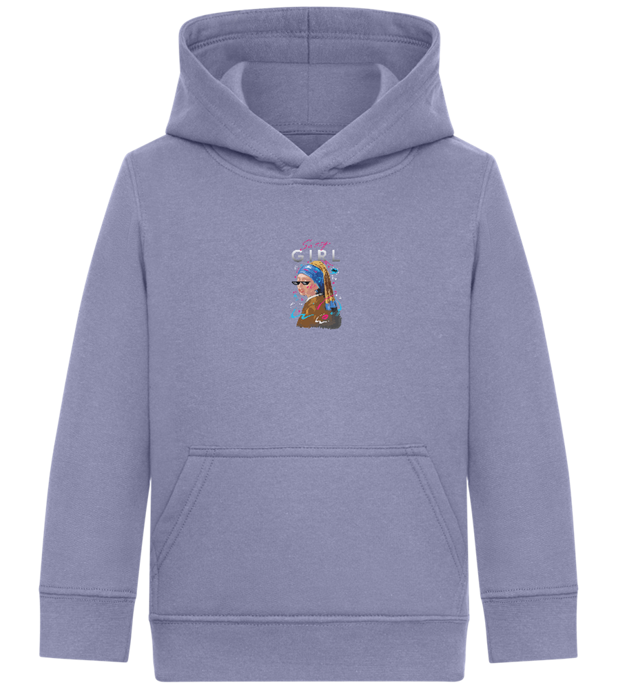 The Sassy Girl Design - Comfort Kids Hoodie_BLUE_front