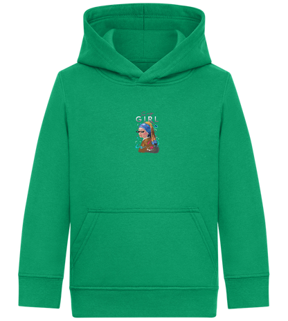 The Sassy Girl Design - Comfort Kids Hoodie_MEADOW GREEN_front