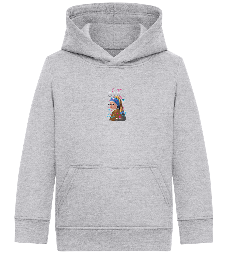 The Sassy Girl Design - Comfort Kids Hoodie_ORION GREY II_front