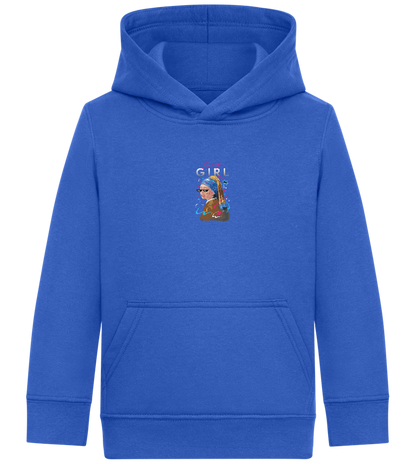 The Sassy Girl Design - Comfort Kids Hoodie_ROYAL_front