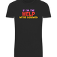The Help Design - Basic Unisex T-Shirt_DEEP BLACK_front