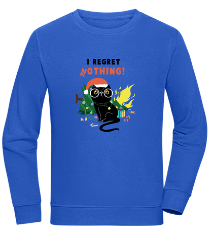 I Regret Nothing Design - Comfort unisex sweater ROYAL front