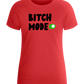 B-mode Design - Basic women's fitted t-shirt_RED_front