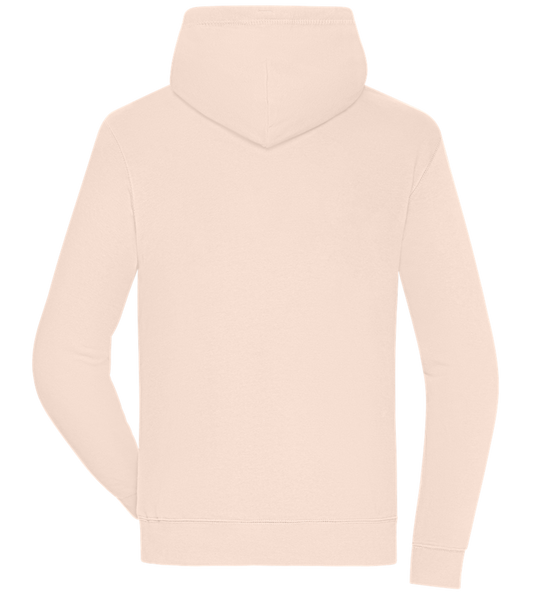 How About No Design - Premium unisex hoodie LIGHT PEACH ROSE back