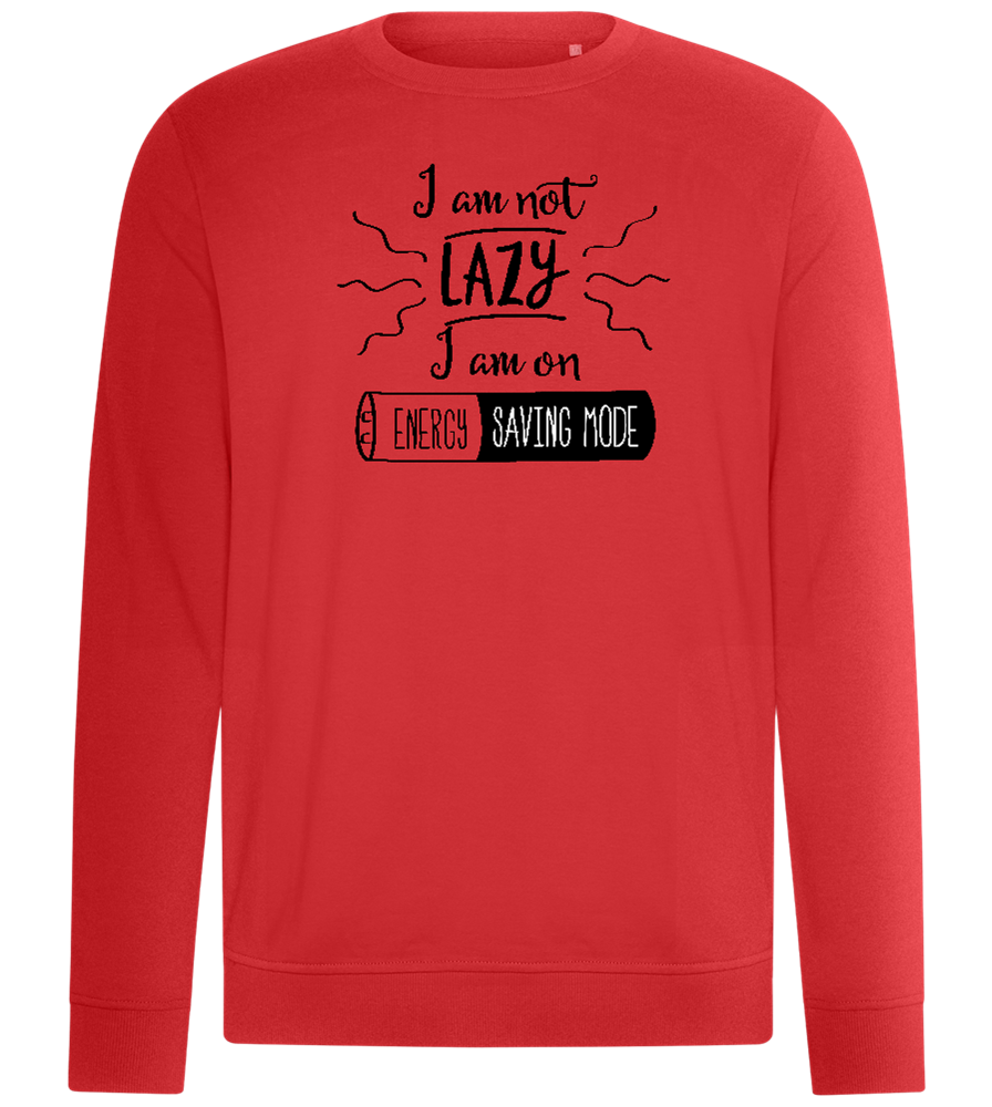 Im Not Lazy Design - Comfort unisex sweater_RED_front