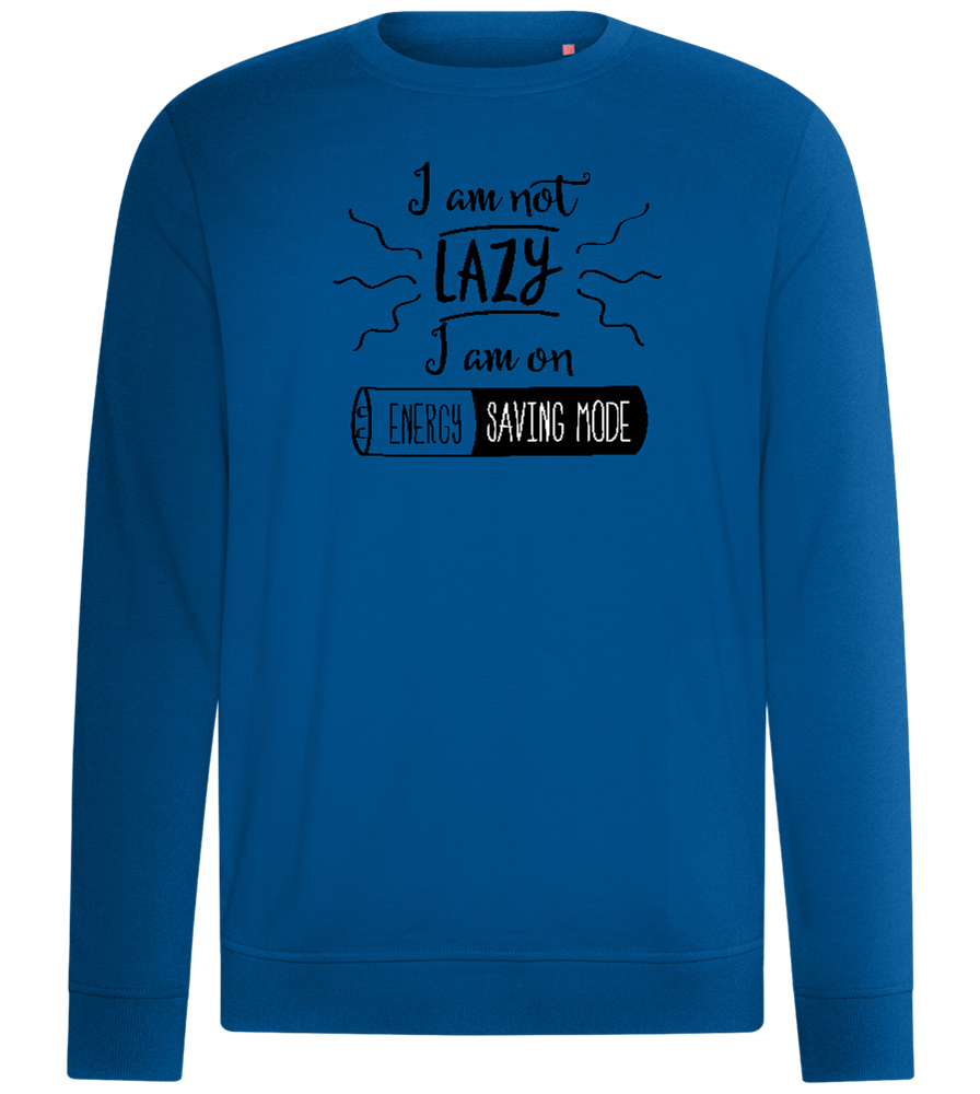 Im Not Lazy Design - Comfort unisex sweater_ROYAL_front