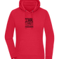 Pretending to be Nice Design - Premium women's hoodie_RED_front