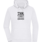 Pretending to be Nice Design - Premium women's hoodie WHITE front