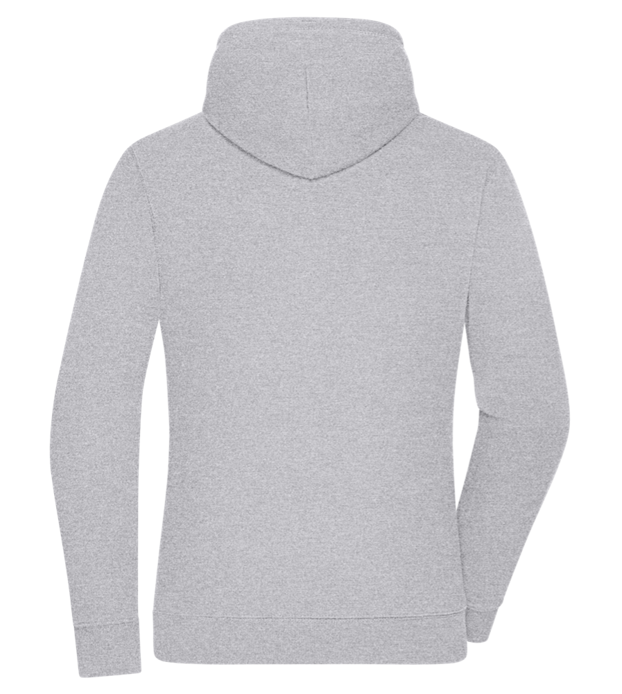 Pretending to be Nice Design - Premium women's hoodie ORION GREY II back