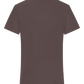 The Vote Design - Basic men's v-neck t-shirt DARK GRAY back