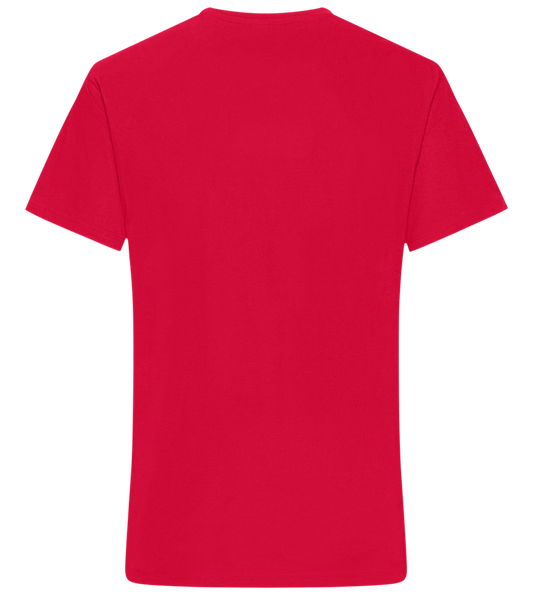 The Vote Design - Basic men's v-neck t-shirt RED back