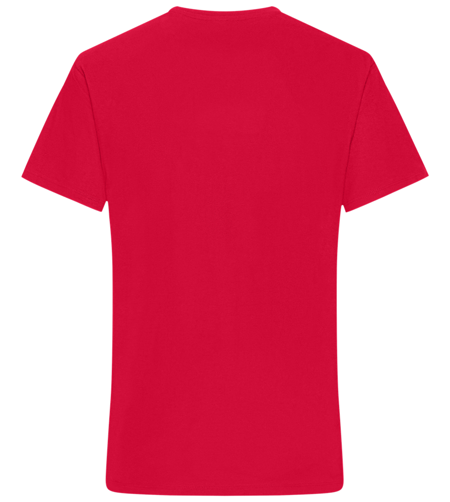 The Vote Design - Basic men's v-neck t-shirt RED back