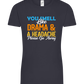 You Smell Like Drama Design - Comfort women's t-shirt MARINE front