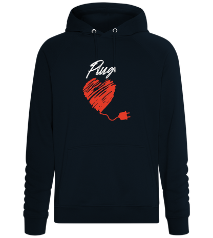 Plug Design - Comfort unisex hoodie_BLACK_front