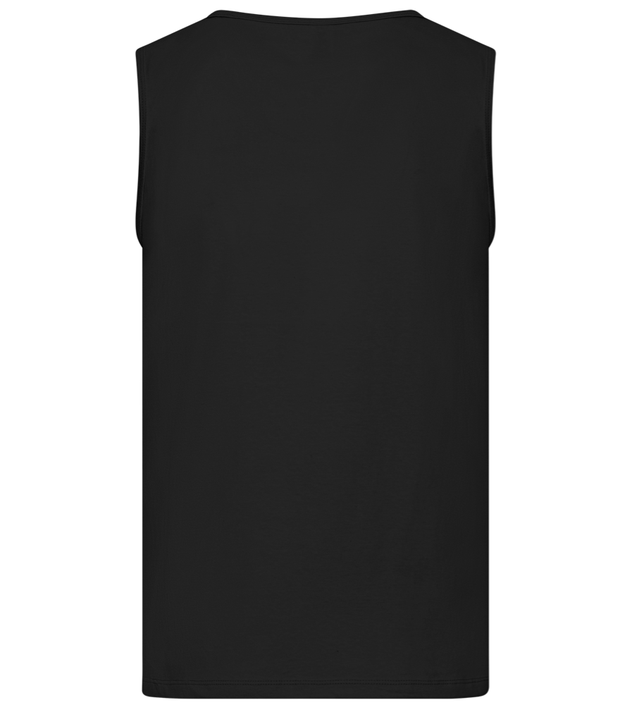 Eat Sleep Deadlift Repeat Design - Basic men's tank top_DEEP BLACK_back